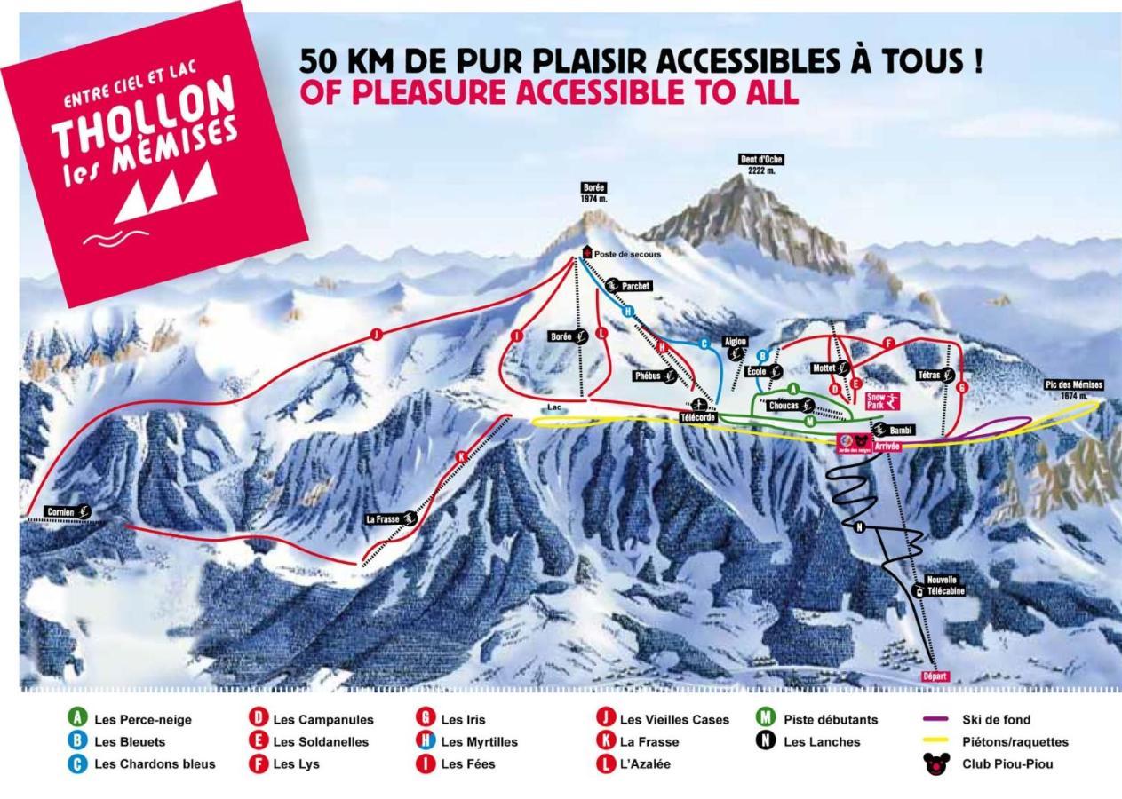 Appartement Tout Confort Montagne Et Lac Leman Thollon-les-Memises Eksteriør bilde